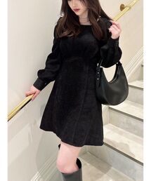 RESEXXY | ハイウエストツイードミニワンピース(ワンピース)