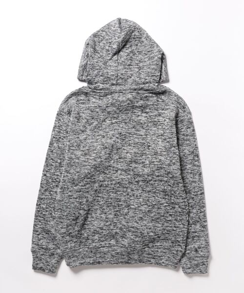 STYLEBLOCK（スタイルブロック）の「ニットフリース裏起毛プリントスウェットプルオーバーパーカー（パーカー・メンズ・ネイビー/杢グレー/ヘザーチャコール/ブラウン・M/LL/L）」の5枚目の写真