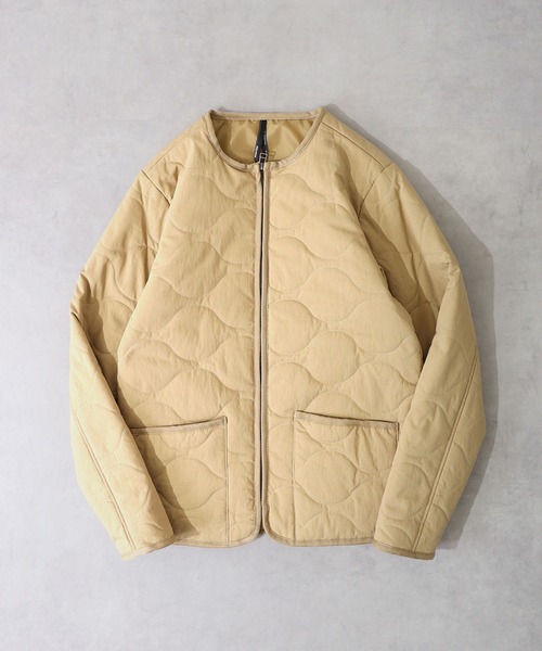 【セール】ｷﾙﾃｨﾝｸﾞ ﾘｯﾌﾟｽﾄｯﾌﾟ 中綿ｲﾝﾅｰｼﾞｬｹｯﾄ（ノーカラージャケット）｜FUNALIVE（ファンアライブ）