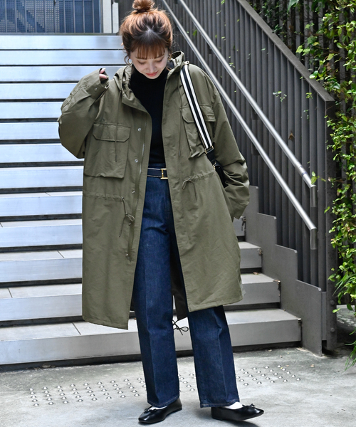 SIERRA DESIGNS(シェラデザイン)の「【SIERRA DESIGNS / シエラデザイン】 別注 ファーベスト付きモッズコート(モッズコート・レディース・カーキ/ブラック・FREE)」の16枚目の写真