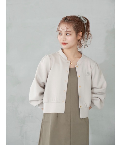 JUMELLE（ジュメロ）の「bonding cardigan（カーディガン/ボレロ・レディース・ベージュ/ブラック・FREE）」の18枚目の写真