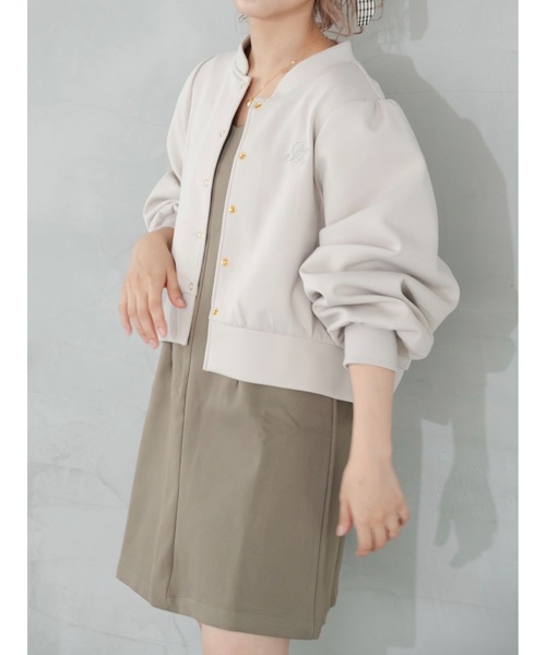 JUMELLE（ジュメロ）の「bonding cardigan（カーディガン/ボレロ・レディース・ベージュ/ブラック・FREE）」の19枚目の写真