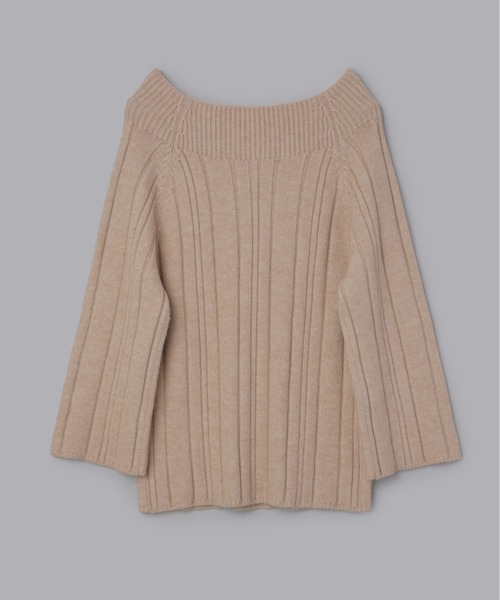 Olu.（オルドット）の「ランダムリブオフショルニットワンピース