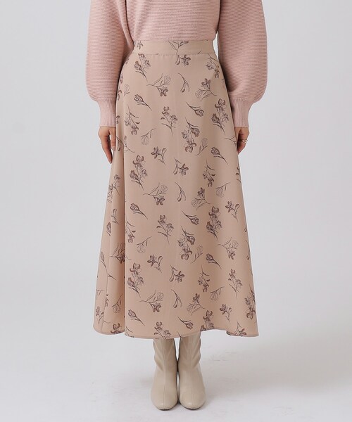 SHOO・LA・RUE（シューラルー）の「◆大人フェミニン 線画フラワープリントスカート（スカート・レディース・ブラック系6/ベージュ系その他2・00）」の13枚目の写真