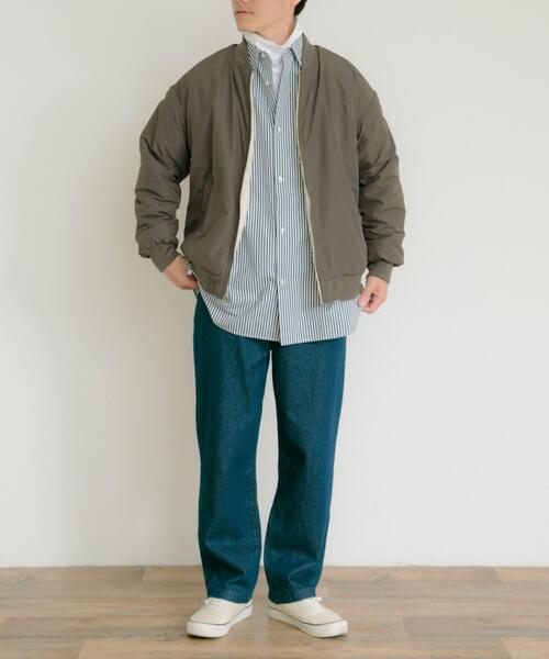 ITEMS URBANRESEARCH(アイテムズ アーバンリサーチ)の「裏ボア リバーシブル MA-1(MA-1・メンズ・カーキ/ベージュ/ブラック・LARGE/MEDIUM)」の15枚目の写真