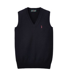 EASTBOY（イーストボーイ）の「ベスト 綿 7G 【ラメピンク女神】 スクール ニット 中学生 高校生（ベスト・キッズ）」