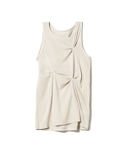 Ray BEAMS（レイビームス）の「RBS / アシメ タック タンクトップ（タンクトップ・レディース・ブラック/ライトグレー・ONE SIZE）」の10枚目の写真