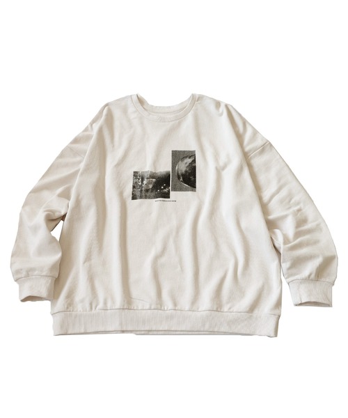 antiqua（アンティカ）の「フォトデザインプリントトップス（Tシャツ/カットソー・レディース・アイボリー・FREE）」の10枚目の写真