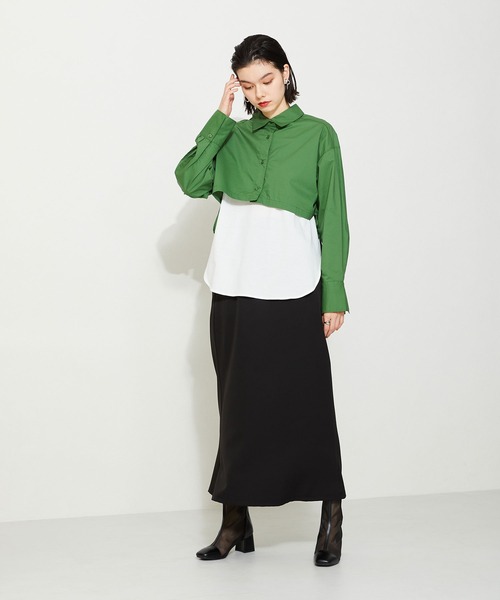 ORiental TRaffic（オリエンタルトラフィック）の「ヒールチュールブーツ 41106（ブーツ・レディース・ブラック/ベージュ・SS/S/M/L/LL/3L）」の9枚目の写真