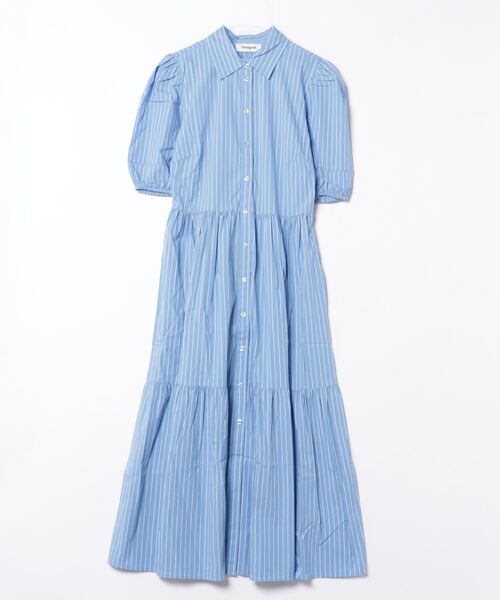 ストライプ ミディシャツワンピース(ワンピース)|Desigual(デシグアル) ストライプ ミディシャツワンピース(ワンピース)|Desigual(デシグアル)