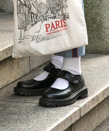 BONLECILL | ベルクロバレエプラットフォームシューズ(バレエシューズ)