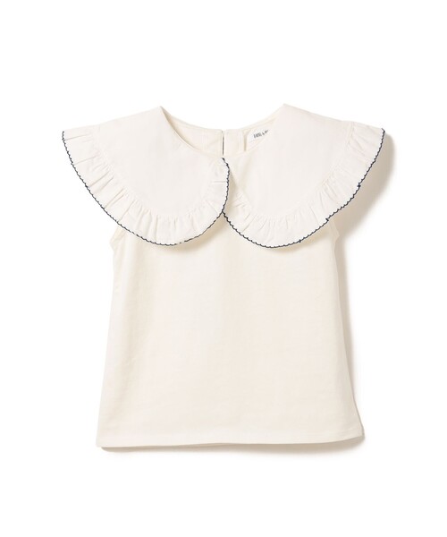 B:MING by BEAMS（ビーミングバイビームス）の「B:MING by BEAMS / 布帛衿 ノースリーブ プルオーバー カットソー（100～150cm）（Tシャツ/カットソー・キッズ・ブラック/ミント/ホワイト・110/140/130/120/100/150）」の17枚目の写真