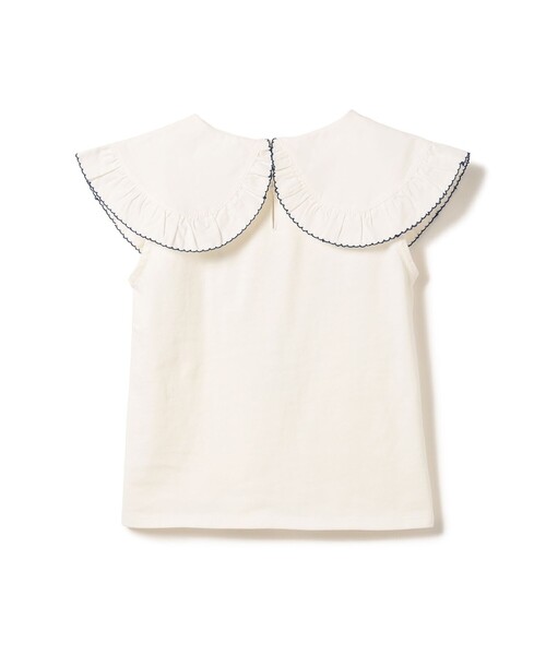 B:MING by BEAMS（ビーミングバイビームス）の「B:MING by BEAMS / 布帛衿 ノースリーブ プルオーバー カットソー（100～150cm）（Tシャツ/カットソー・キッズ・ブラック/ミント/ホワイト・110/140/130/120/100/150）」の22枚目の写真