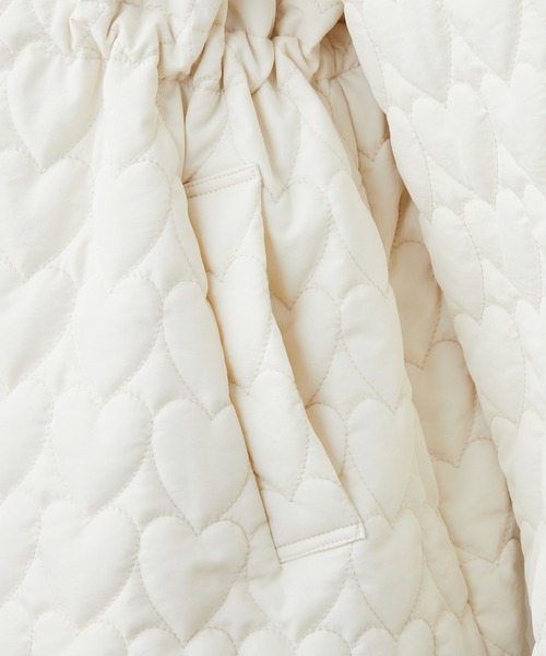 one after another NICE CLAUP（ワンアフターアナザーナイスクラップ）の「【WEB限定】ハートキルティングジャケット（その他アウター・レディース・アイボリー/カーキ/ブラック・FREE）」の20枚目の写真