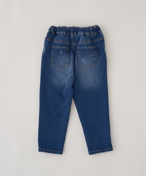b・ROOM(ビールーム)の「ダメージ加工でこなれ感バルーンデニムパンツ(デニムパンツ・キッズ・サックスブルー/ブルー・130cm/150cm/100cm/140cm/110cm/120cm)」の13枚目の写真