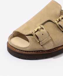 【美品】plus by chausser ダブルモンクストラップサンダル セール】 【別注】plus by chausser ダブルモンクストラップ