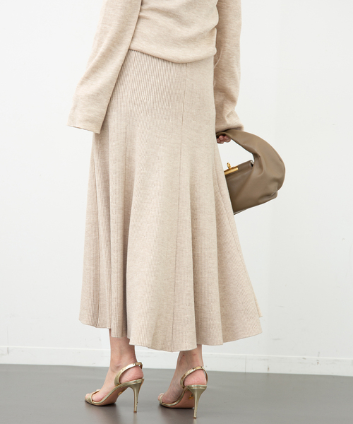 Deuxieme Classe *BOND リブ フレアスカート¥52,800