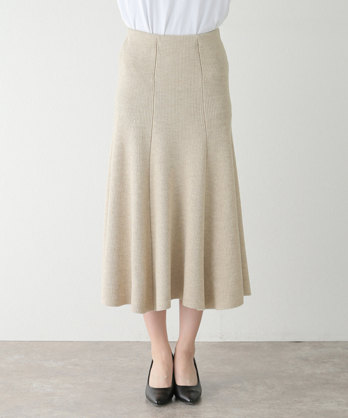 Deuxieme Classe *BOND リブ フレアスカート¥52,800 Deuxieme Classe スカート *BOND リブ フレアスカート