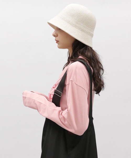 LAKOLE（ラコレ）の「グラフィックロゴ長袖 / 106400（Tシャツ/カットソー・レディース・ピンク/チャコール/オフホワイト・MEDIUM/SMALL）」の15枚目の写真