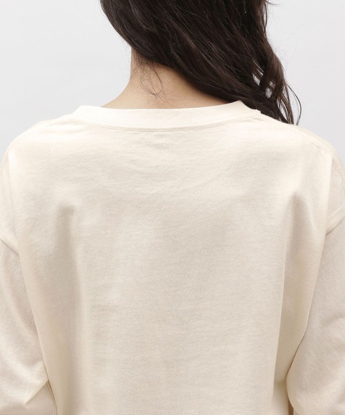 LAKOLE（ラコレ）の「グラフィックロゴ長袖 / 106400（Tシャツ/カットソー・レディース・ピンク/チャコール/オフホワイト・MEDIUM/SMALL）」の22枚目の写真