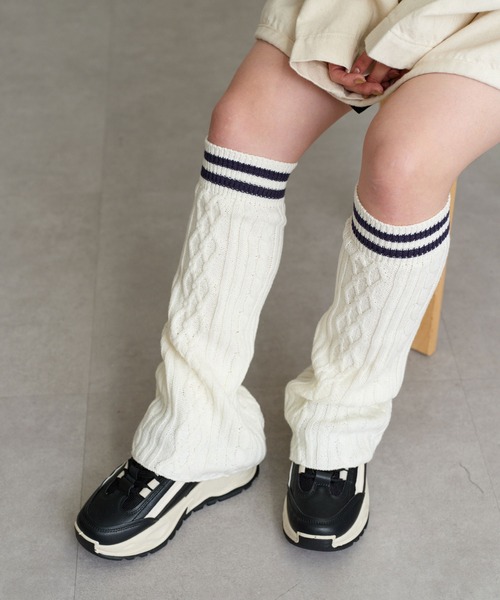 CIAOPANIC（チャオパニック）の「ケーブルラインレッグウォーマー