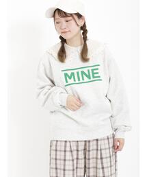 Samansa Mos2 | 裏毛ロゴスウェット(Tシャツ/カットソー)