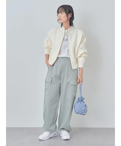 ELENCARE DUE(エレンカーレデュエ)の「・ELENCARE DUE ハイネックZIPカーディガン(カーディガン/ボレロ・レディース・アイボリー/ブラック/グレー・FREE)」の19枚目の写真