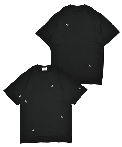 DOUBLE STEAL(ダブルスティール)の「DBSL刺繍 Tシャツ(Tシャツ/カットソー・メンズ・ホワイト/ブラック・X-LARGE/LARGE)」の1枚目の写真