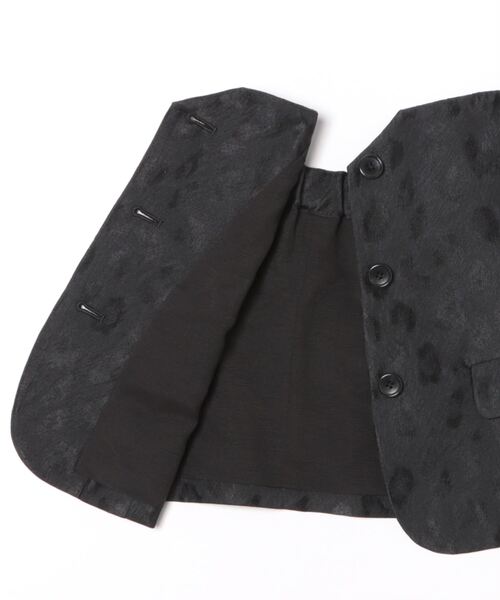 NOISE MAKER（ノイズメーカー）の「レオパードビスチェ（ベスト・レディース・ブラック・36/38）」の11枚目の写真