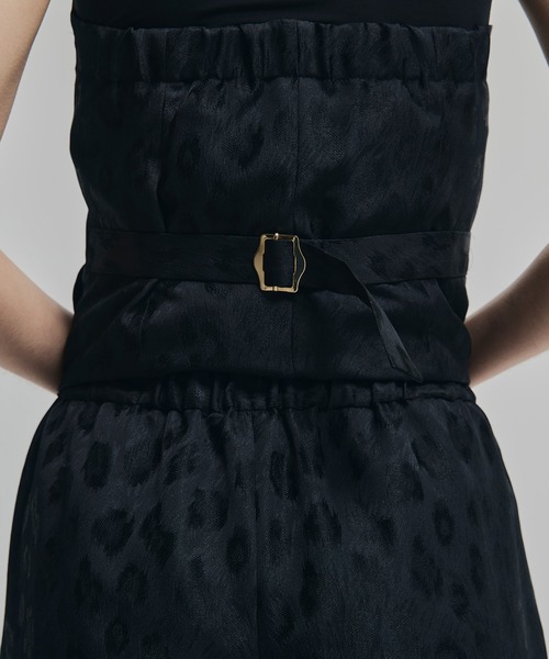 NOISE MAKER（ノイズメーカー）の「レオパードビスチェ（ベスト・レディース・ブラック・36/38）」の8枚目の写真