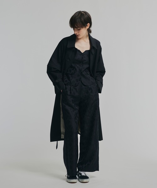 NOISE MAKER（ノイズメーカー）の「レオパードビスチェ（ベスト・レディース・ブラック・36/38）」の4枚目の写真