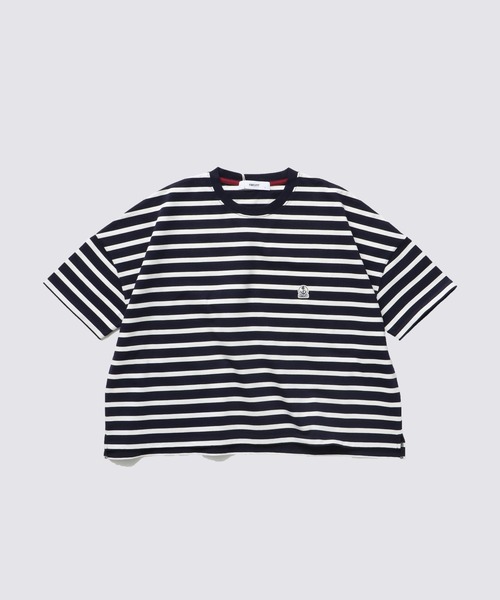 [WOMEN] BORDER S/S CREW / ウィメンズ半袖ボーダークルーネックシャツ（Tシャツ/カットソー）｜FIDELITY（フェデリティー）