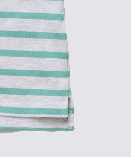 FIDELITY（フィデリティ）の「[WOMEN] BORDER S/S CREW / ウィメンズ半袖ボーダークルーネックシャツ（Tシャツ/カットソー・レディース・ブルー/オフホワイト/ダークネイビー/イエロー/キナリ/チャコール・FREE）」の19枚目の写真