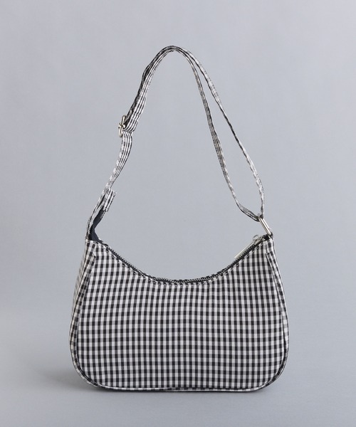 one after another NICE CLAUP(ワンアフターアナザーナイスクラップ)の「ギンガムチェックホーボーバッグ(ショルダーバッグ・レディース・ピンク系その他/ベージュ系その他/ブラック系その他/ブルー系その他・FREE)」の6枚目の写真