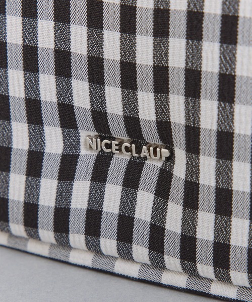 one after another NICE CLAUP(ワンアフターアナザーナイスクラップ)の「ギンガムチェックホーボーバッグ(ショルダーバッグ・レディース・ピンク系その他/ベージュ系その他/ブラック系その他/ブルー系その他・FREE)」の9枚目の写真