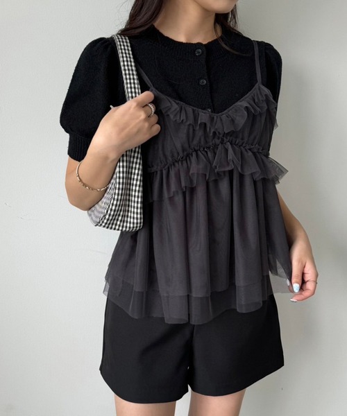 one after another NICE CLAUP(ワンアフターアナザーナイスクラップ)の「ギンガムチェックホーボーバッグ(ショルダーバッグ・レディース・ピンク系その他/ベージュ系その他/ブラック系その他/ブルー系その他・FREE)」の20枚目の写真