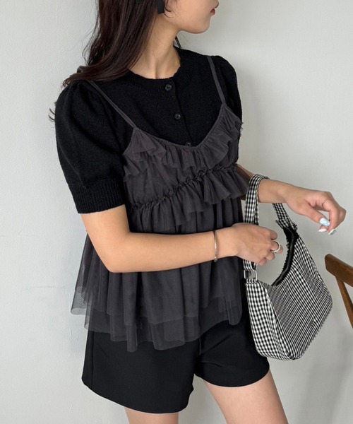 one after another NICE CLAUP(ワンアフターアナザーナイスクラップ)の「ギンガムチェックホーボーバッグ(ショルダーバッグ・レディース・ピンク系その他/ベージュ系その他/ブラック系その他/ブルー系その他・FREE)」の21枚目の写真