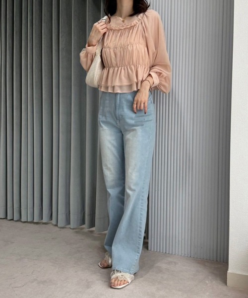 one after another NICE CLAUP(ワンアフターアナザーナイスクラップ)の「ギンガムチェックホーボーバッグ(ショルダーバッグ・レディース・ピンク系その他/ベージュ系その他/ブラック系その他/ブルー系その他・FREE)」の19枚目の写真