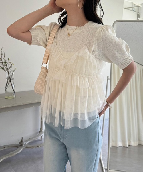 one after another NICE CLAUP(ワンアフターアナザーナイスクラップ)の「ギンガムチェックホーボーバッグ(ショルダーバッグ・レディース・ピンク系その他/ベージュ系その他/ブラック系その他/ブルー系その他・FREE)」の13枚目の写真