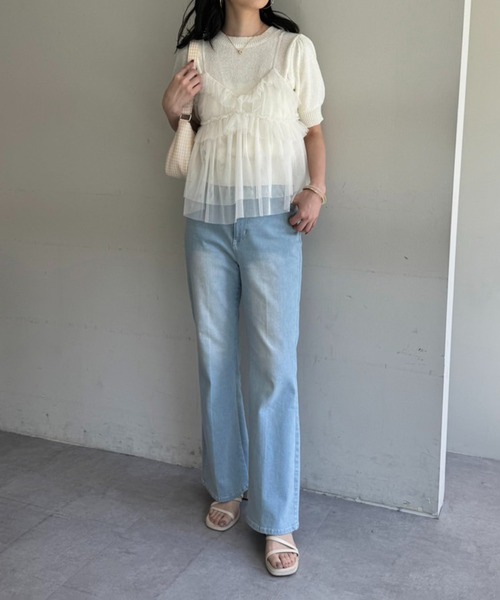 one after another NICE CLAUP(ワンアフターアナザーナイスクラップ)の「ギンガムチェックホーボーバッグ(ショルダーバッグ・レディース・ピンク系その他/ベージュ系その他/ブラック系その他/ブルー系その他・FREE)」の16枚目の写真