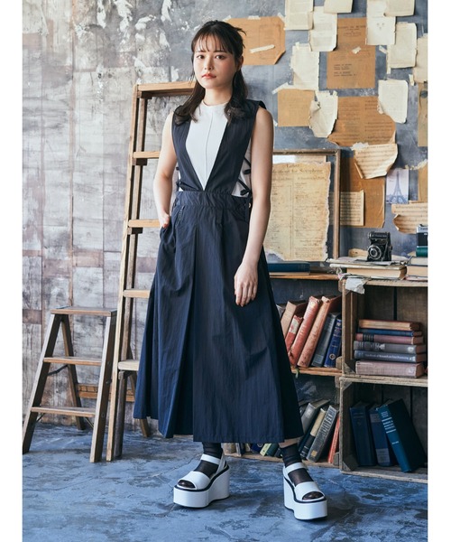 Mafmof（マフモフ）の「Mafmof(マフモフ)11cmヒール厚底プラットフォームサンダル（サンダル・レディース・ブラック/ホワイト/ブラック系その他・LL/S/M/L）」の9枚目の写真