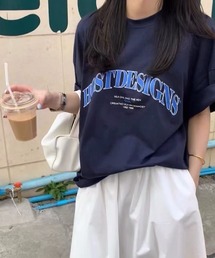 綿100% プリント半袖Tシャツ