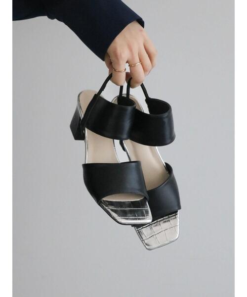 Te chichi（テチチ）の「ダブルベルトサンダル（サンダル・レディース・オフホワイト/ブラック・37/38）」の9枚目の写真