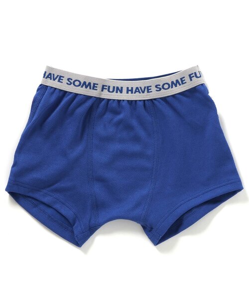 BREEZE（ブリーズ）の「Boy's 無地メッシュパンツ（ボクサーパンツ・キッズ・ブラック/エメラルド/ブルー/レインボー・110/150/130/140/120/100）」の3枚目の写真