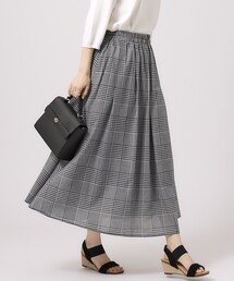 DRESKIP | 【無理せずキレイ】歩くたびに揺れる ドラマティックフレアスカート(スカート)