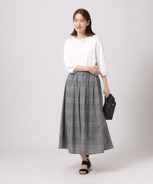 DRESKIP（ドレスキップ）の「◆【無理せずキレイ】歩くたびに揺れる ドラマティックフレアスカート（スカート・レディース・ブラック系1/ネイビー系1/イエロー系その他/ライトブルー・02/03/04）」の13枚目の写真