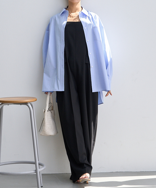 IENA（イエナ）の「ハイカウントブロード フォルムシャツ（シャツ 