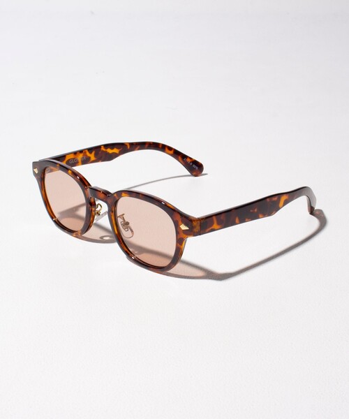 GLOSTER（グロスター）の「【GLOSTER/グロスター】ウェリントン セルフレーム カラーレンズ サングラス（サングラス・メンズ・ブラウン系その他/ブラック/オフホワイト/キナリ/ホワイト系その他6/ブラック系その他/ロイヤルブルー/ベージュ・FREE）」の6枚目の写真