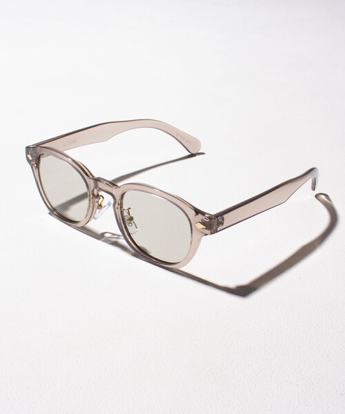 GLOSTER（グロスター）の「【GLOSTER/グロスター】ウェリントン セルフレーム カラーレンズ サングラス（サングラス・メンズ・ブラウン系その他/ブラック/オフホワイト/キナリ/ホワイト系その他6/ブラック系その他/ロイヤルブルー/ベージュ・FREE）」の3枚目の写真