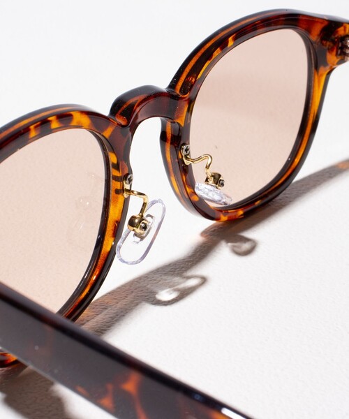 GLOSTER（グロスター）の「【GLOSTER/グロスター】ウェリントン セルフレーム カラーレンズ サングラス（サングラス・メンズ・ブラウン系その他/ブラック/オフホワイト/キナリ/ホワイト系その他6/ブラック系その他/ロイヤルブルー/ベージュ・FREE）」の9枚目の写真